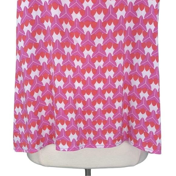 Banana Republic Milly Silk Blend Abstract Print Tank Top - Picture 5 of 16